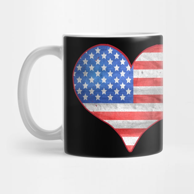 American Flag Heart by Flippin' Sweet Gear